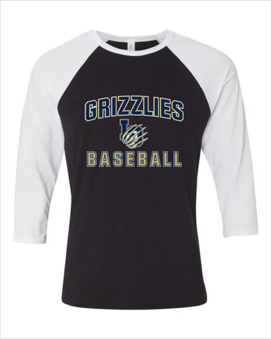 Los Osos Grizzlies LO Script Baseball #1 Men's Baseball T-Shirt