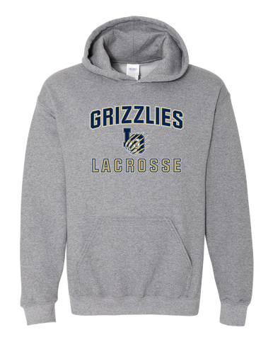 Los Osos Grizzlies LO Script Lacrosse Men's Hoodie