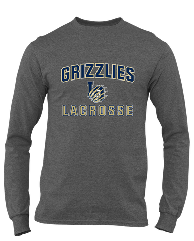Los Osos Grizzlies LO Script Lacrosse Men's Premium LS T-Shirt