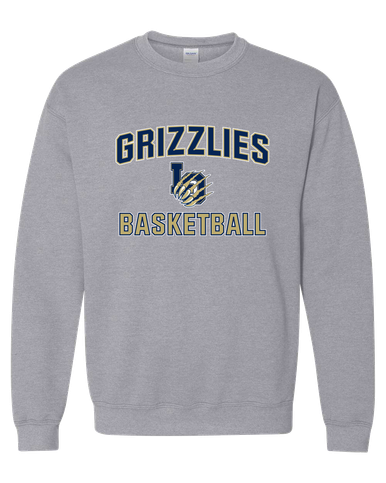 Los Osos Grizzlies LO Script Basketball #1 Men's Sweatshirt