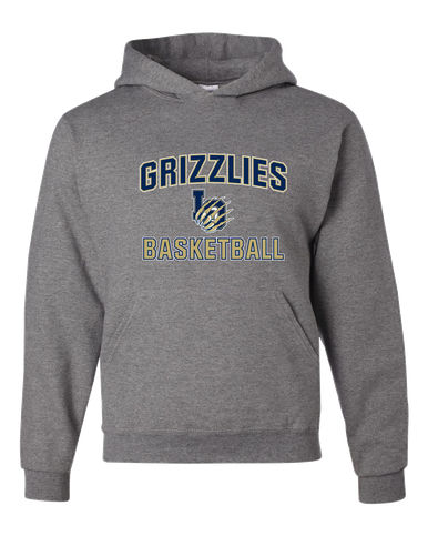 Los Osos Grizzlies LO Script Basketball #1 Men's Premium Hoodie
