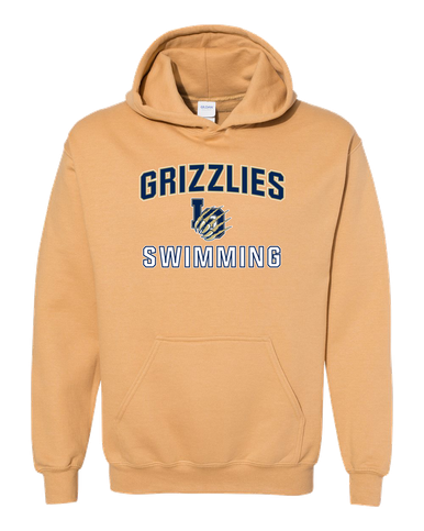 Los Osos Grizzlies LO Script Swimming Men's Hoodie