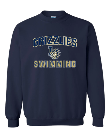 Los Osos Grizzlies LO Script Swimming Men's Sweatshirt