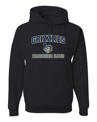 Los Osos Grizzlies LO Script Marching Band Men's Premium Hoodie