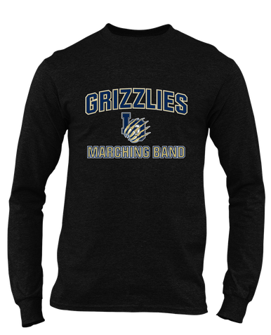 Los Osos Grizzlies LO Script Marching Band Men's Premium LS T-Shirt