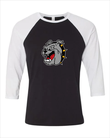 West Covina Bulldogs Mascot #1 Women's Baseball T-Shirt
