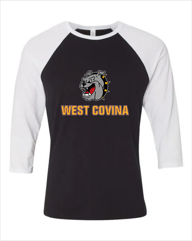 West Covina Bulldogs Mascot #2 Men's Baseball T-Shirt