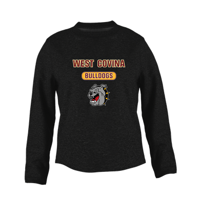 West Covina Bulldogs Mascot #3 Women's Sweatshirt