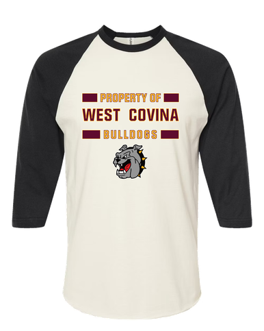 West Covina Bulldogs Property Of Women's Baseball T-Shirt