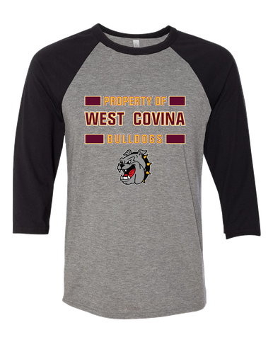 West Covina Bulldogs Property Of Men's Baseball T-Shirt