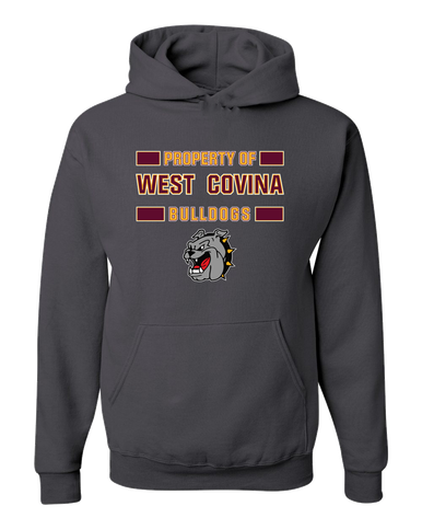 West Covina Bulldogs Property Of Men's Premium Hoodie