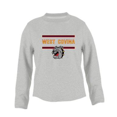 West Covina Bulldogs Mascot #4 Women's Sweatshirt