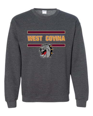 West Covina Bulldogs Mascot #4 Men's Sweatshirt