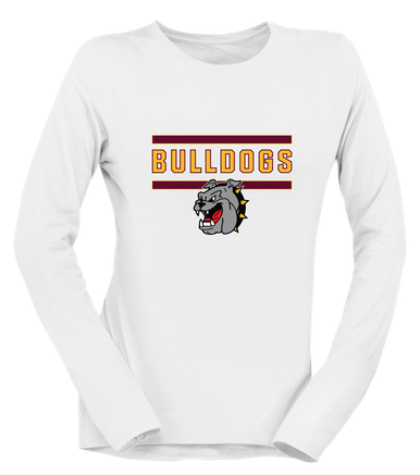 West Covina Bulldogs Mascot #5 Women's Premium LS T-Shirt