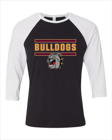 West Covina Bulldogs Mascot #5 Men's Baseball T-Shirt