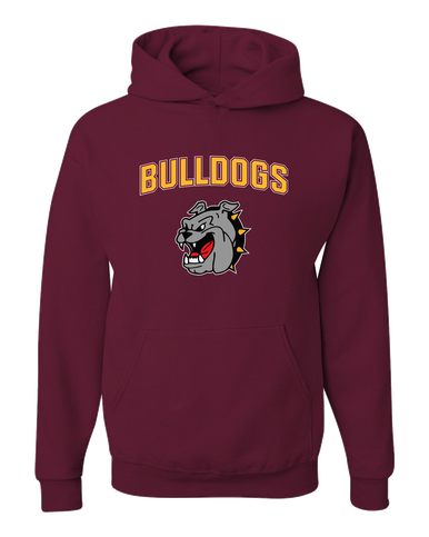 West Covina Bulldogs Mascot #6 Men's Premium Hoodie