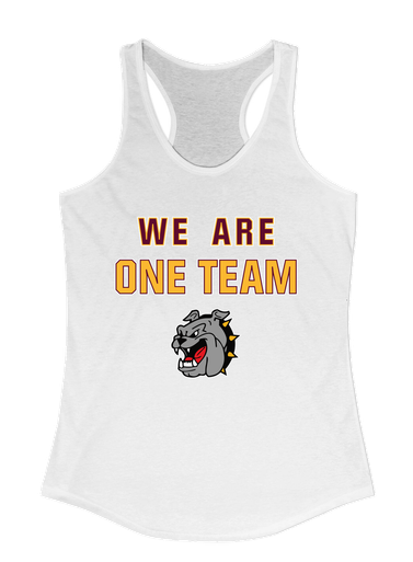 West Covina Bulldogs We Are One Team Women's Tank Top