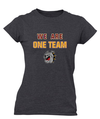 West Covina Bulldogs We Are One Team Women's SS T-Shirt