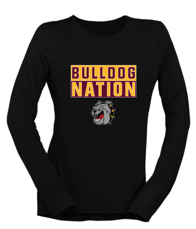 West Covina Bulldogs Nation #1 Women's Premium LS T-Shirt
