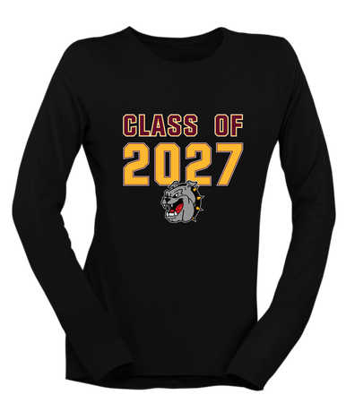 West Covina Bulldogs Class of 2027 Women's Premium LS T-Shirt