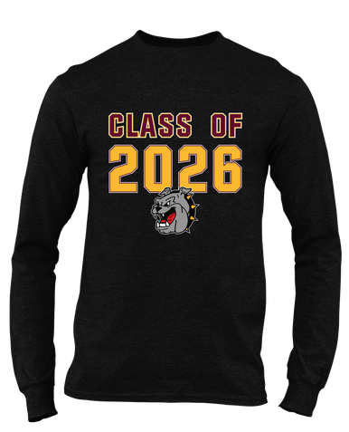 West Covina Bulldogs Class of 2026 Men's LS T-Shirt
