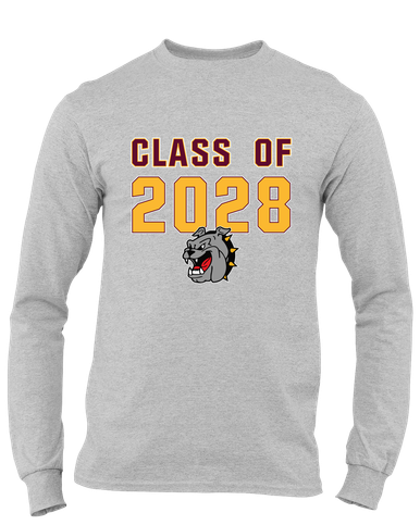 West Covina Bulldogs Class of 2028 Men's LS T-Shirt