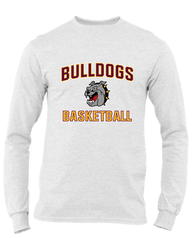 West Covina Bulldogs Basketball #1 Men's LS T-Shirt