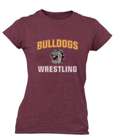 West Covina Bulldogs Wrestling Women's Premium SS T-Shirt