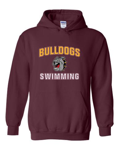 West Covina Bulldogs Swimming Men's Hoodie