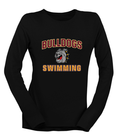 West Covina Bulldogs Swimming Women's LS T-Shirt