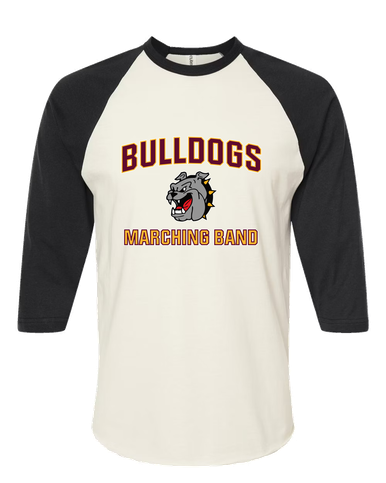 West Covina Bulldogs Marching Band Women's Baseball T-Shirt
