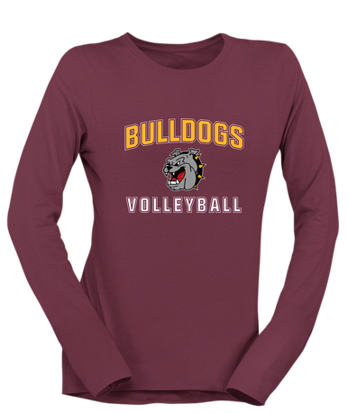 West Covina Bulldogs Volleyball Women's LS T-Shirt