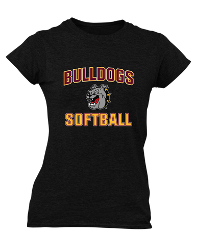 West Covina Bulldogs Softball #1 Women's Premium SS T-Shirt