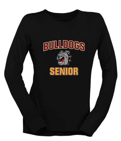 West Covina Bulldogs Senior #1 Women's LS T-Shirt