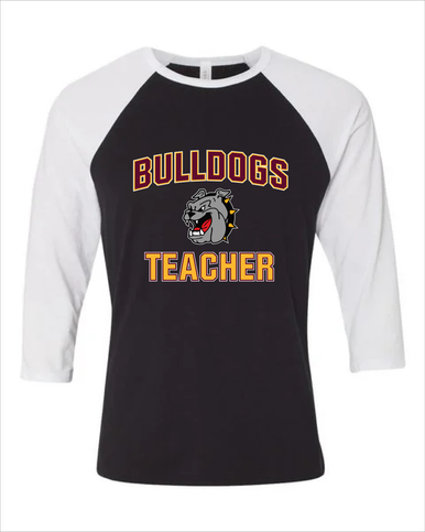 West Covina Bulldogs Teacher Men's Baseball T-Shirt