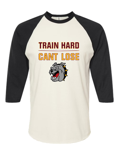 West Covina Bulldogs Train Hard, Can't Lose Men's Baseball T-Shirt