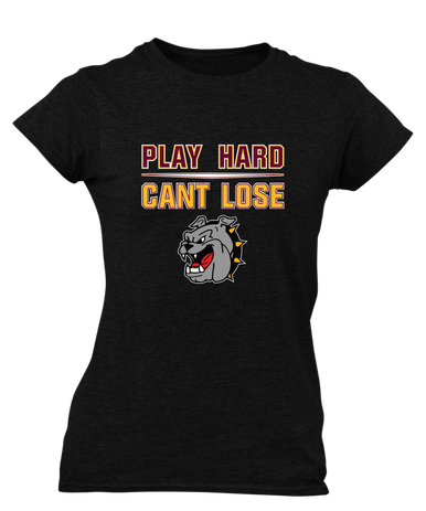West Covina Bulldogs Play Hard, Can't Lose Women's Premium SS T-Shirt