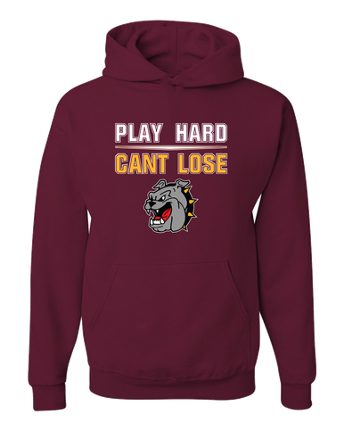 West Covina Bulldogs Play Hard, Can't Lose Men's Premium Hoodie