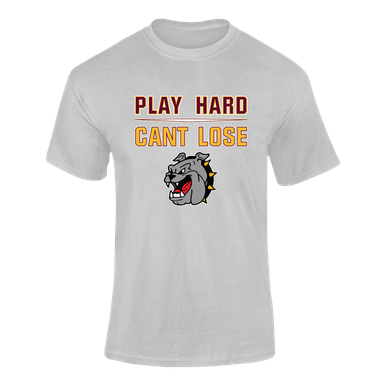 West Covina Bulldogs Play Hard, Can't Lose Men's SS T-Shirt