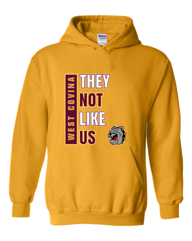 West Covina Bulldogs They Not Like Us #1 Men's Hoodie