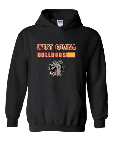 West Covina Bulldogs Mascot #7 Men's Hoodie