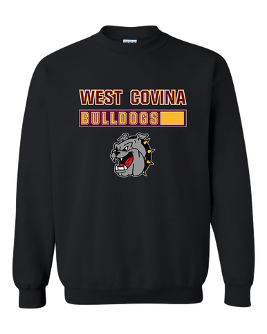West Covina Bulldogs Mascot #7 Men's Sweatshirt