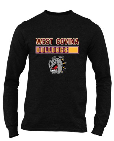 West Covina Bulldogs Mascot #7 Men's LS T-Shirt