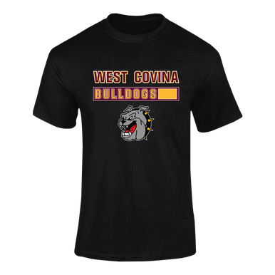 West Covina Bulldogs Mascot #7 Men's SS T-Shirt
