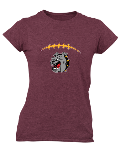 West Covina Bulldogs Football #2 Women's SS T-Shirt