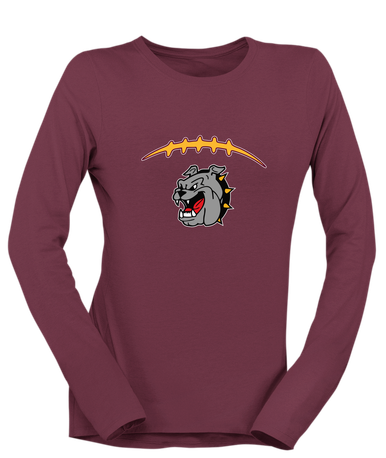 West Covina Bulldogs Football #2 Women's LS T-Shirt