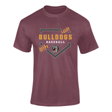 West Covina Bulldogs Baseball #2 Men's SS T-Shirt