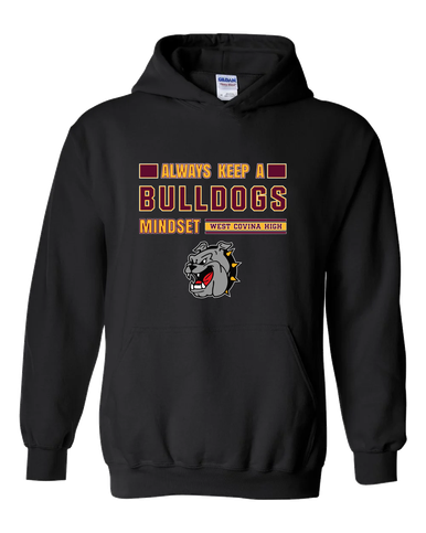 West Covina Bulldogs Mindset Men's Hoodie