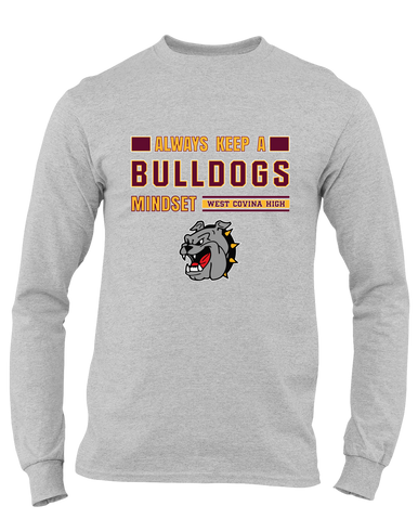 West Covina Bulldogs Mindset Men's Premium LS T-Shirt