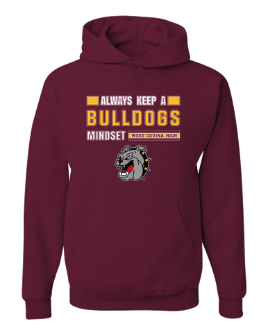 West Covina Bulldogs Mindset Men's Premium Hoodie